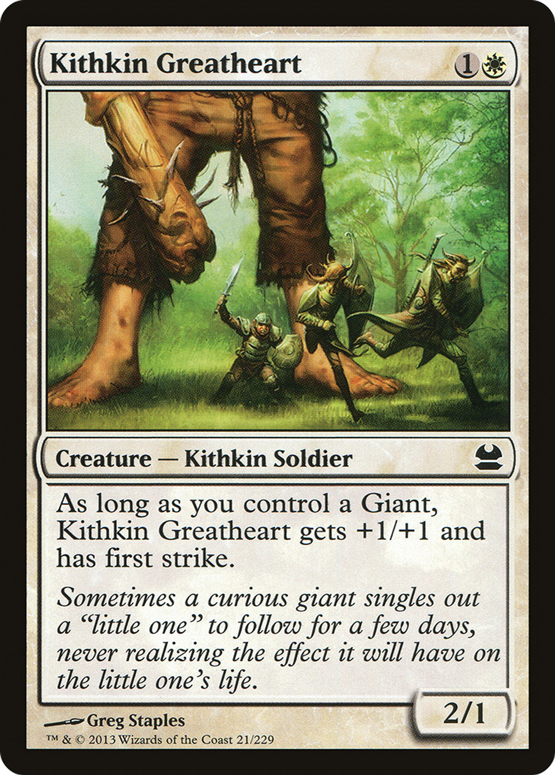Kithkin Greatheart — Modern Masters — Magic: The Gathering