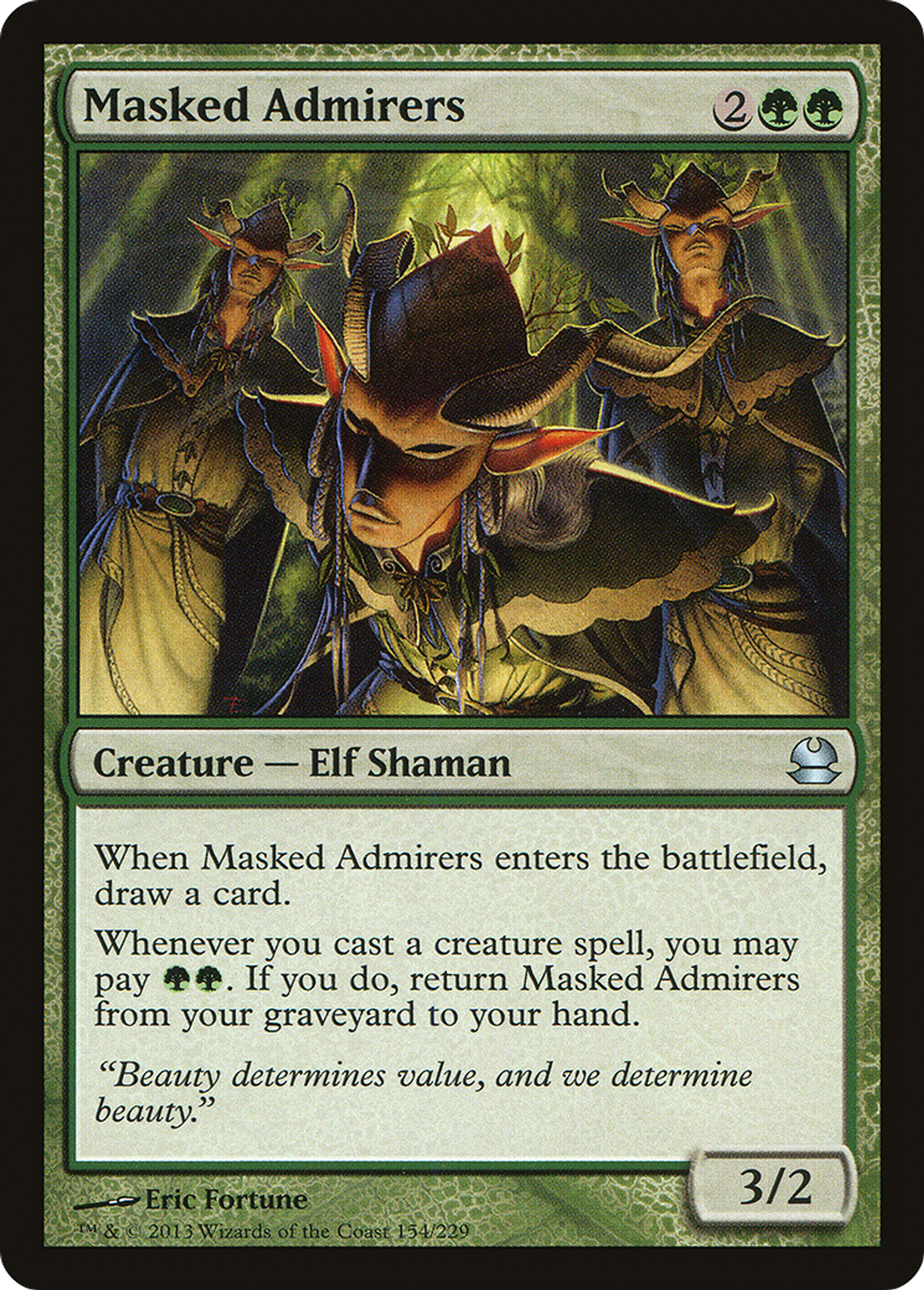 Masked Admirers — Modern Masters — Magic: The Gathering