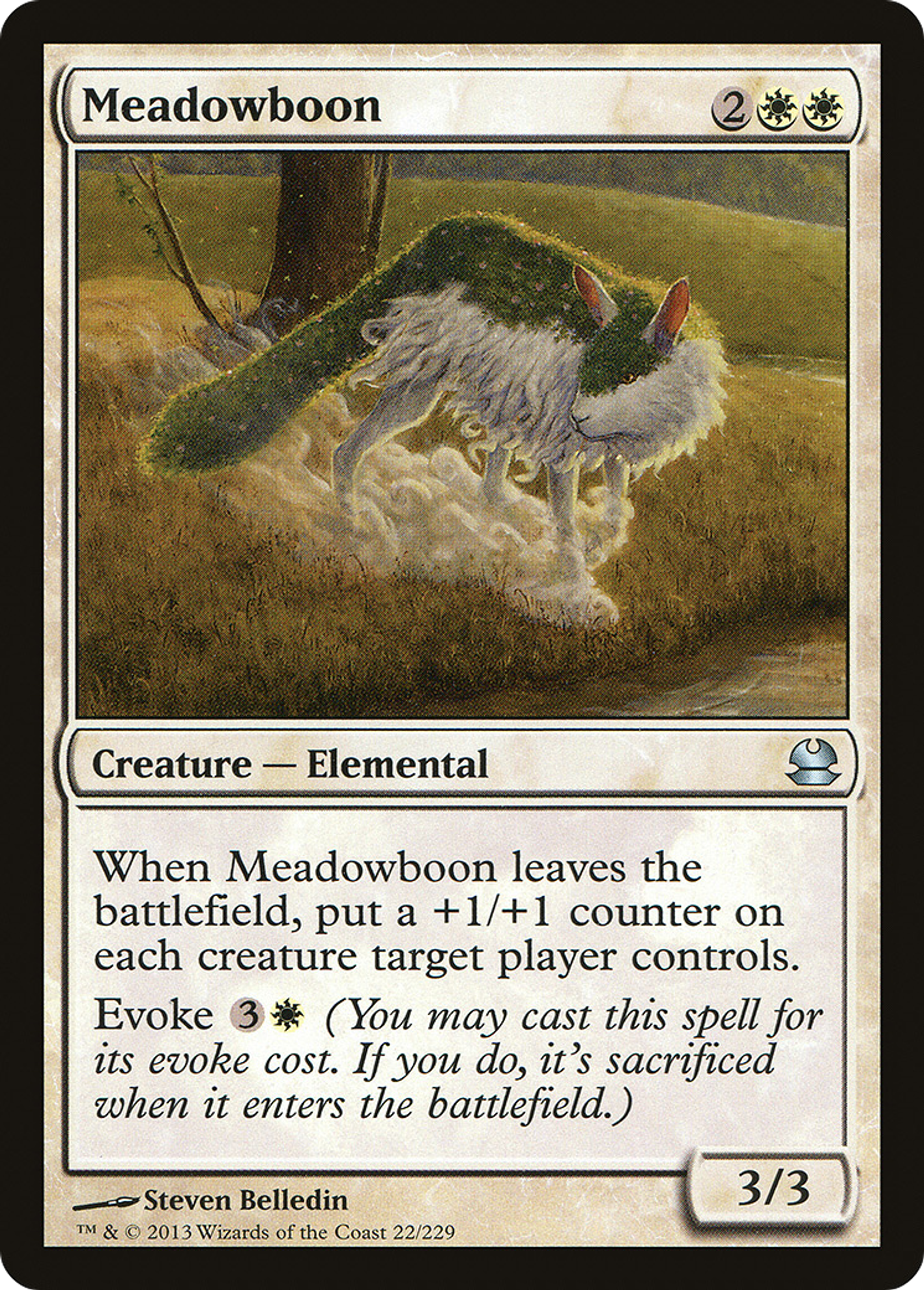Meadowboon — Modern Masters — Magic: The Gathering
