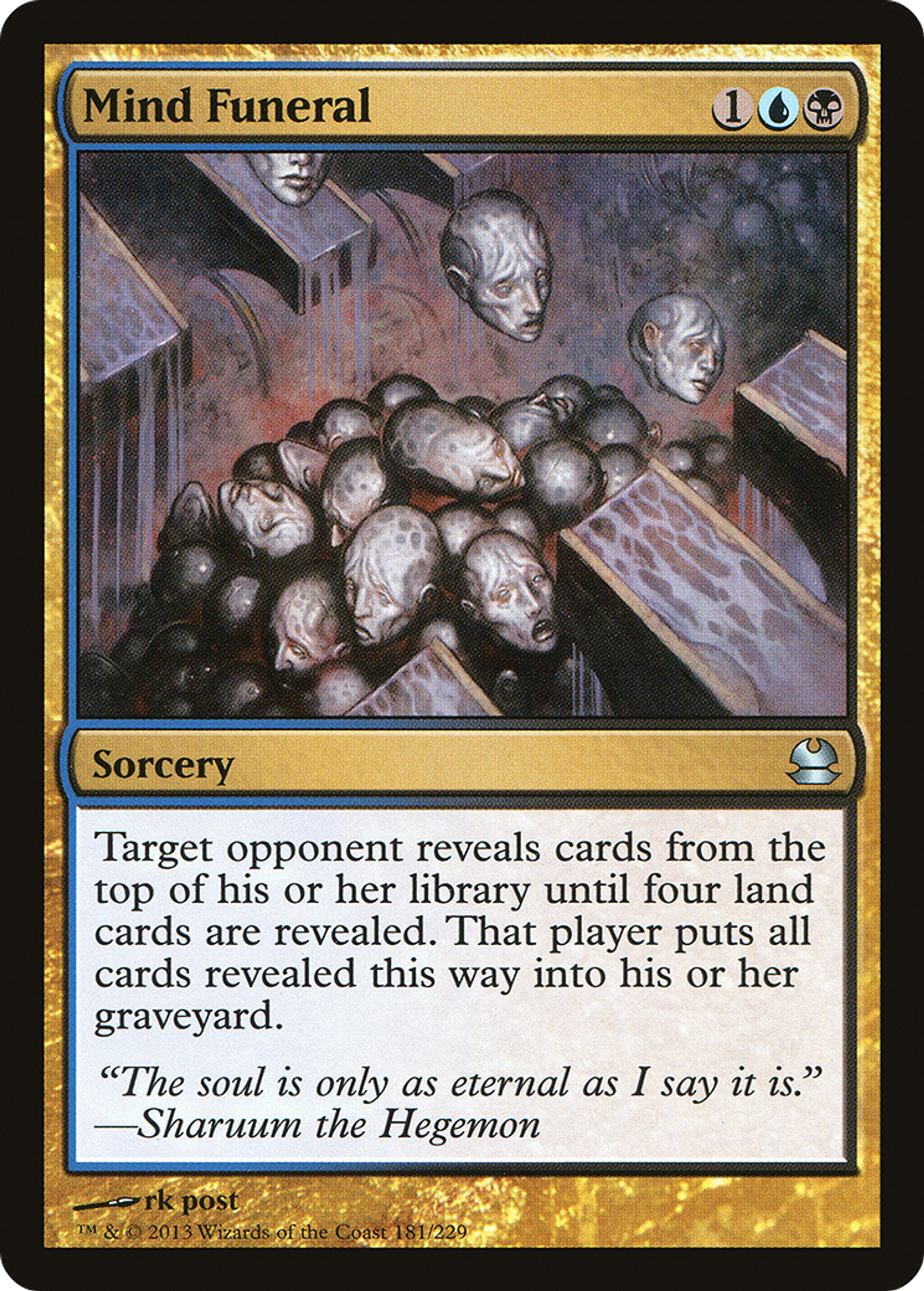 Mind Funeral — Modern Masters — Magic: The Gathering