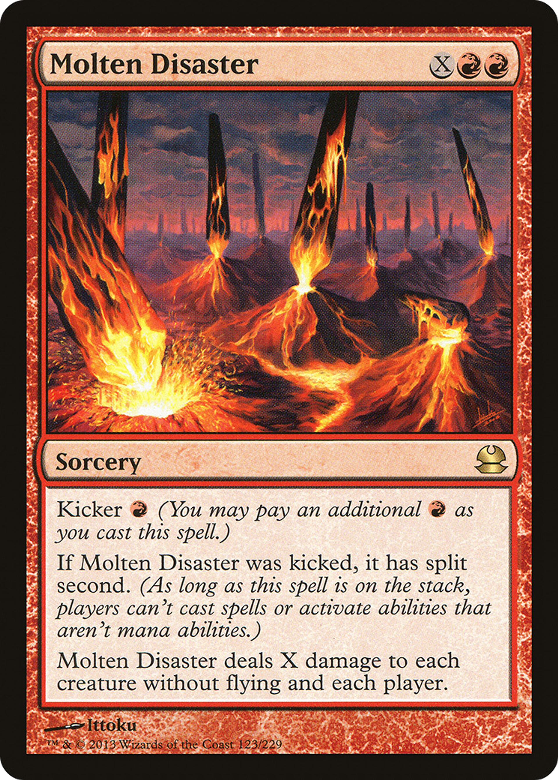 Molten Disaster — Modern Masters — Magic: The Gathering