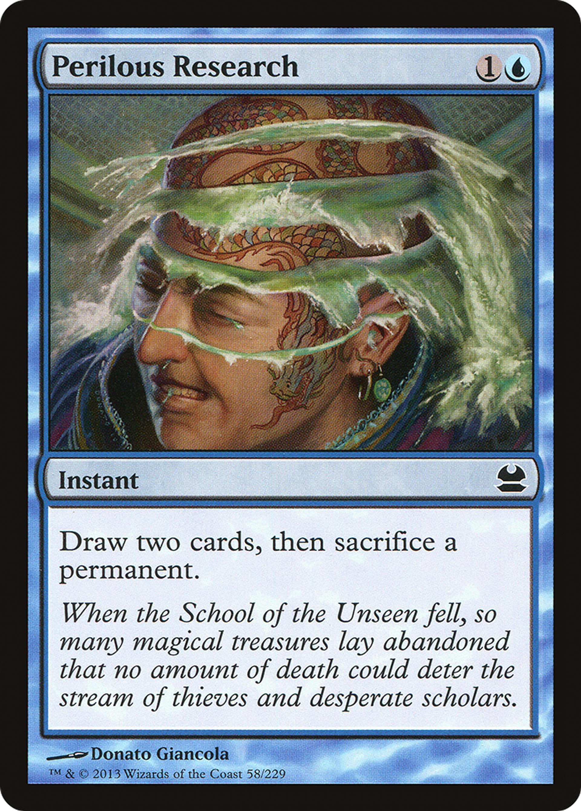 Perilous Research — Modern Masters — Magic: The Gathering