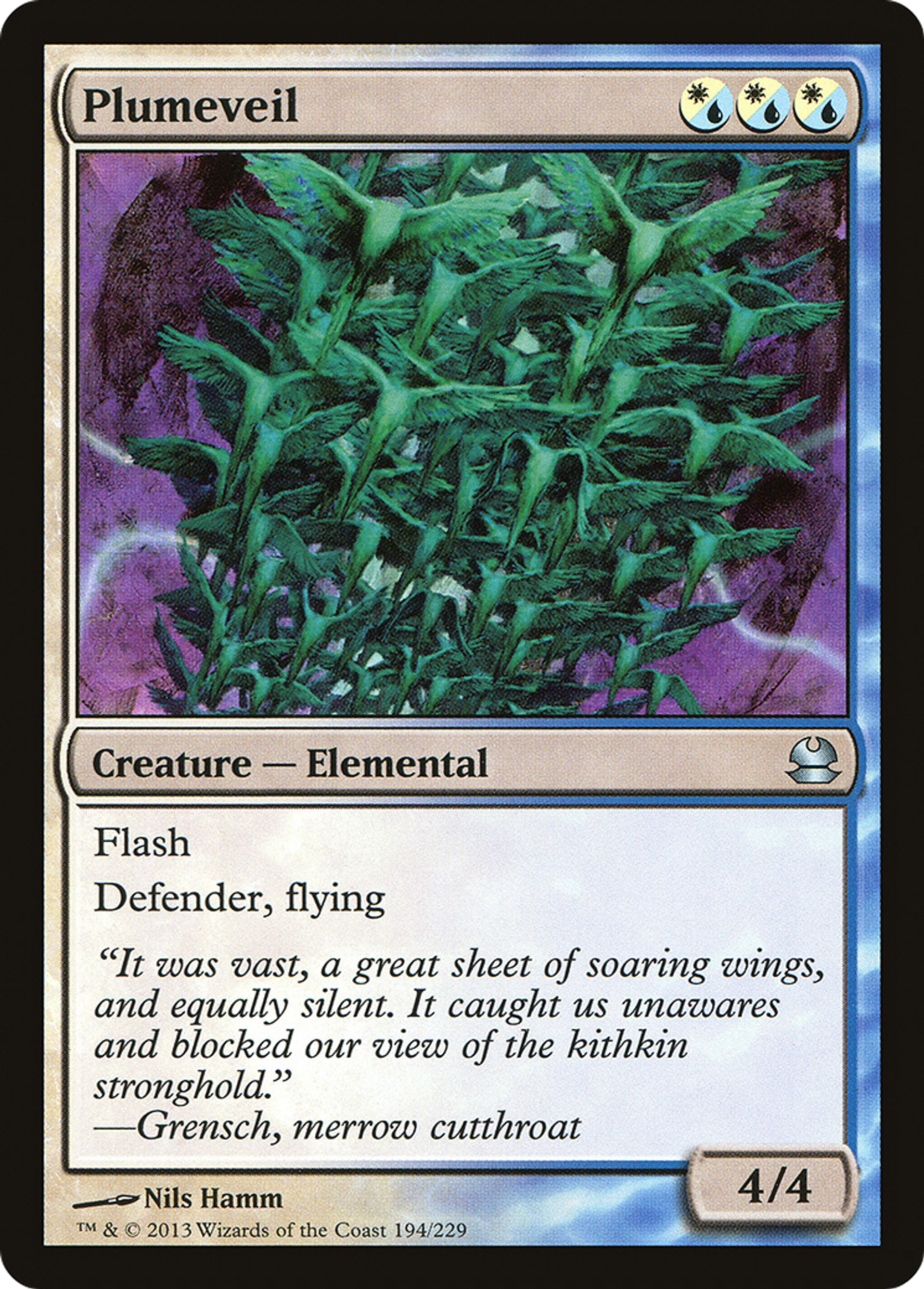 Plumeveil — Modern Masters — Magic: The Gathering