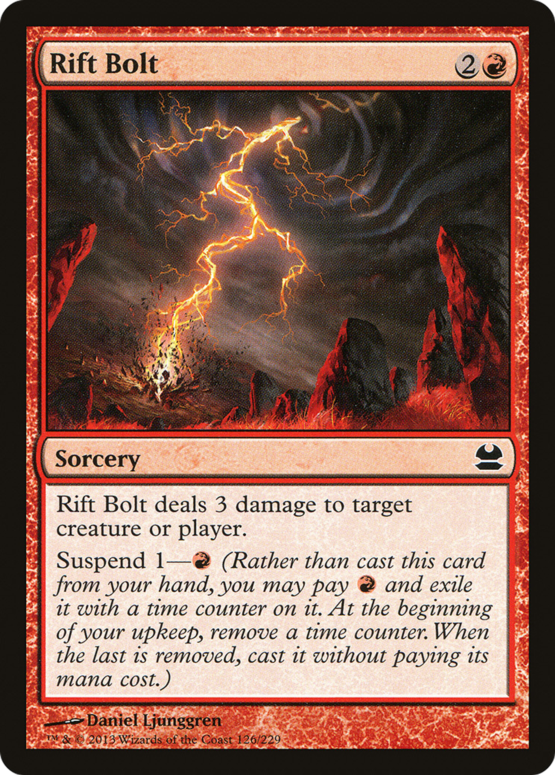 Rift Bolt — Modern Masters — Magic: The Gathering