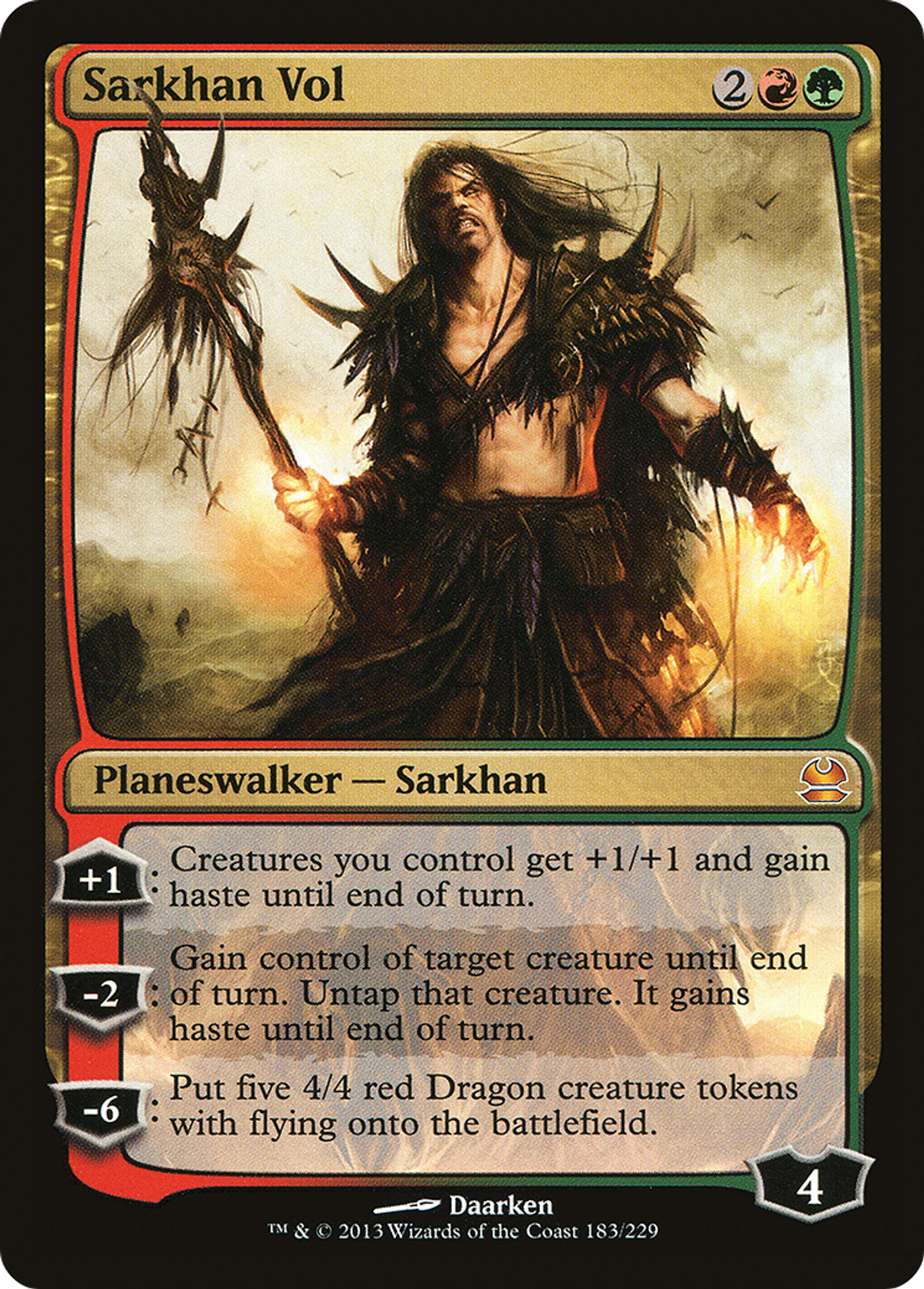 Sarkhan Vol — Modern Masters — Magic: The Gathering