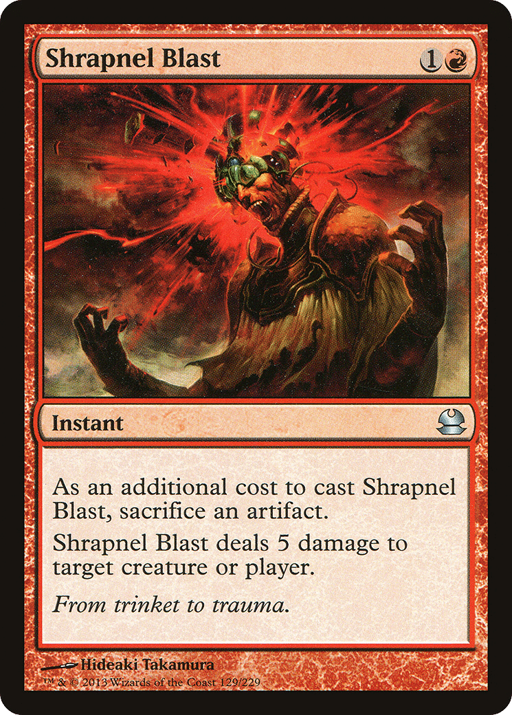 Shrapnel Blast — Modern Masters — Magic: The Gathering