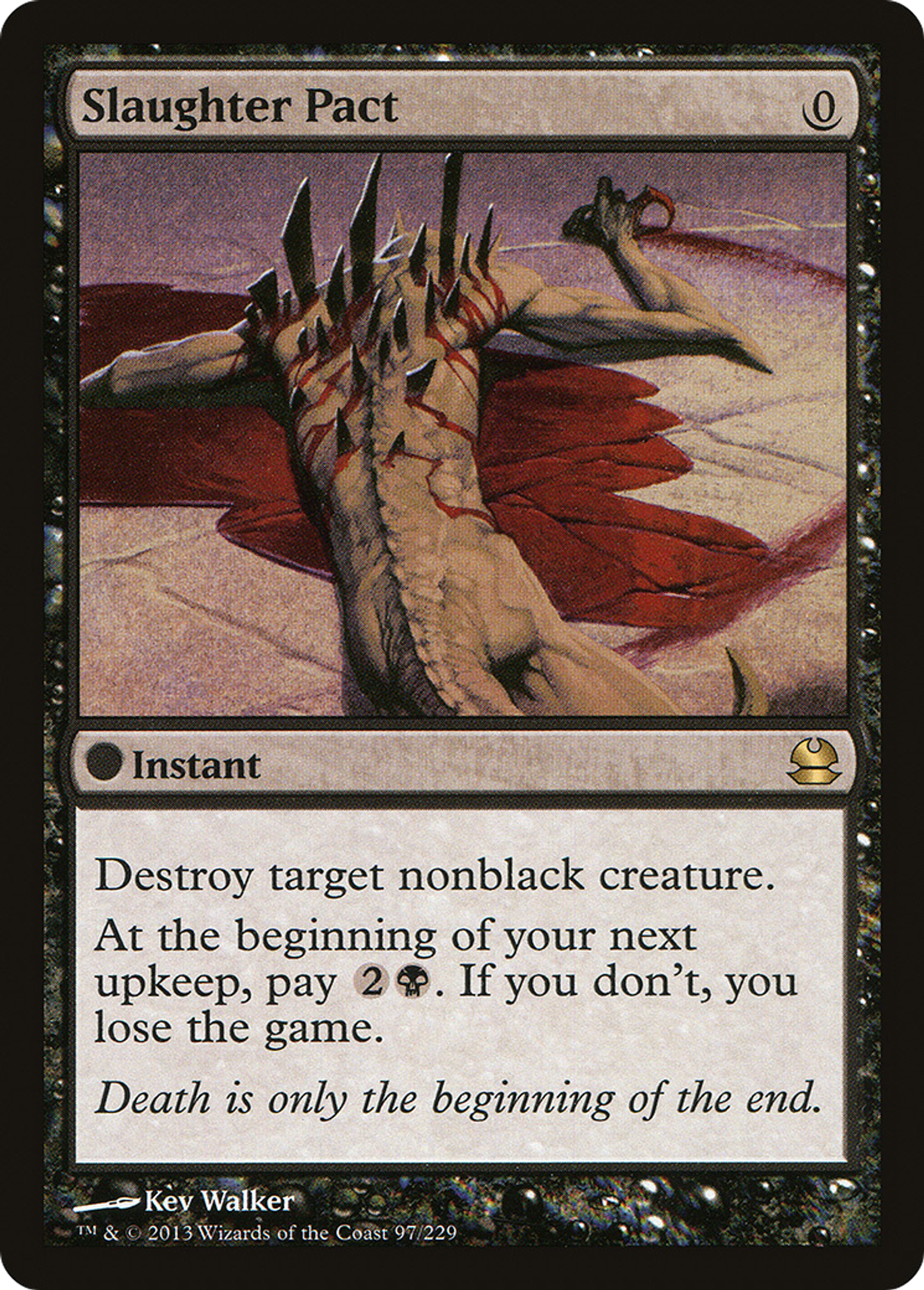 Slaughter Pact — Modern Masters — Magic: The Gathering