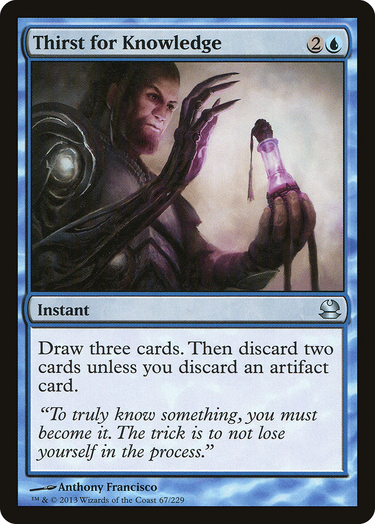Thirst for Knowledge — Modern Masters — Magic: The Gathering