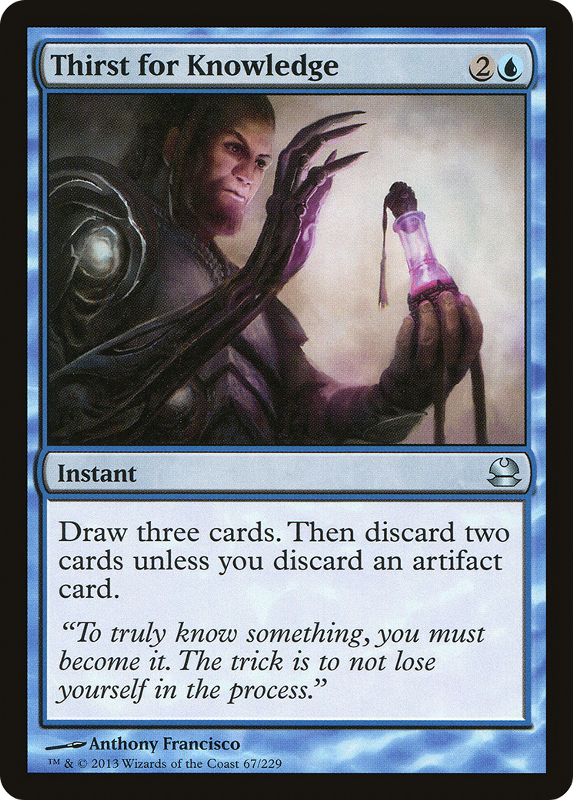Thirst for Knowledge — Modern Masters — Magic: The Gathering