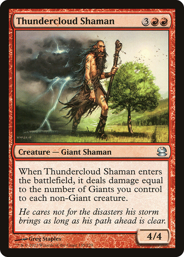 Shamane de nuée d'orage — Modern Masters — Magic: The Gathering