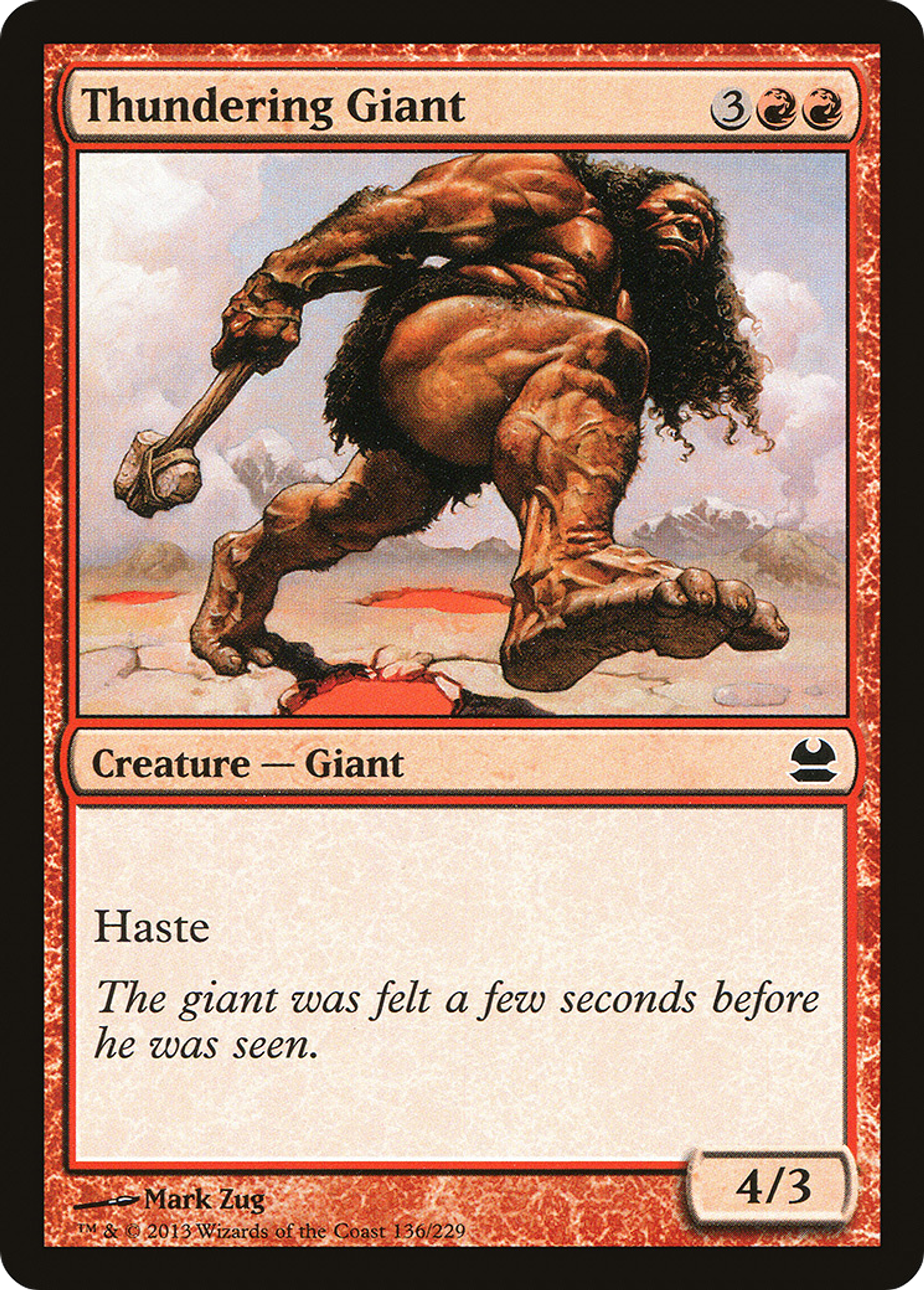 Thundering Giant — Modern Masters — Magic: The Gathering