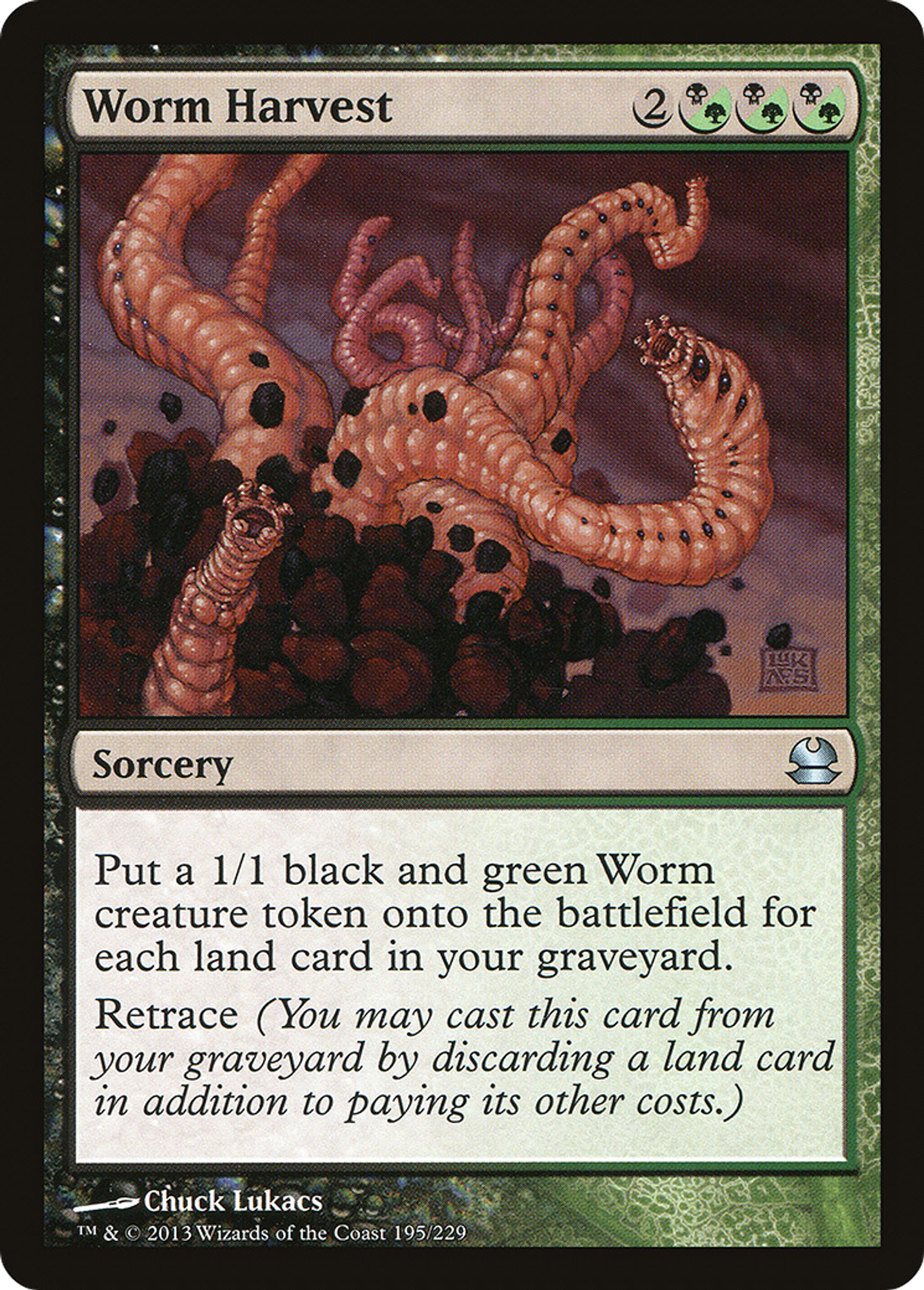 Worm Harvest — Modern Masters — Magic: The Gathering