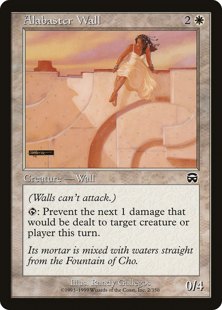 Alabaster Wall — Mercadian Masques — Magic: The Gathering