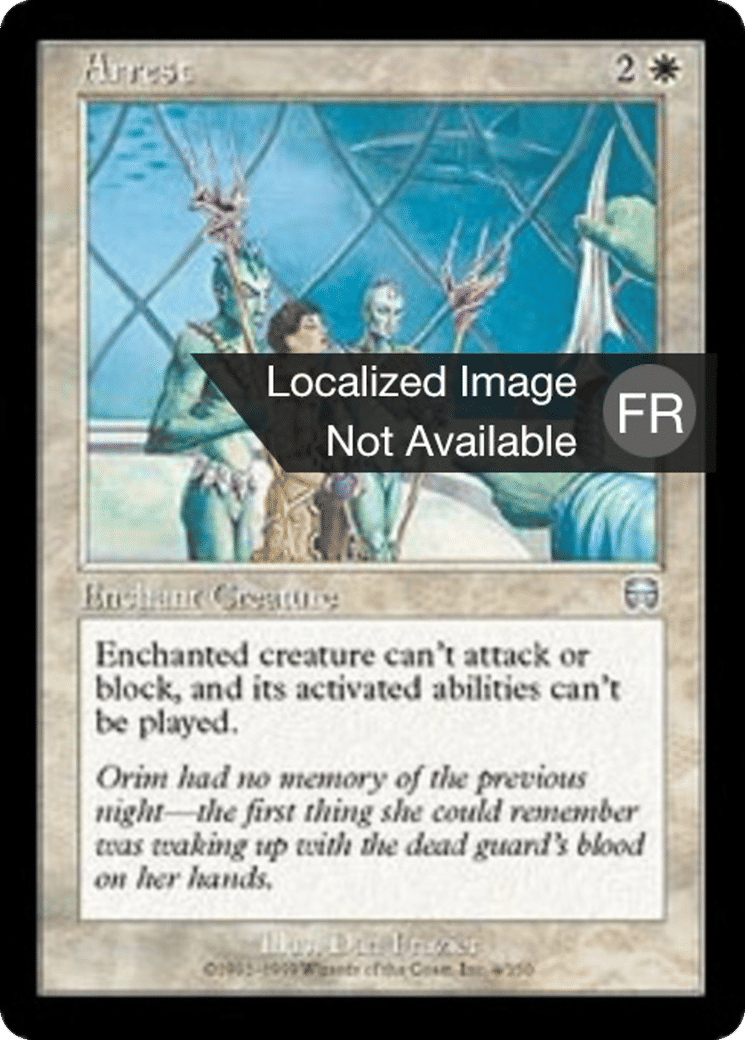 Arrestation — Mercadian Masques — Magic: The Gathering