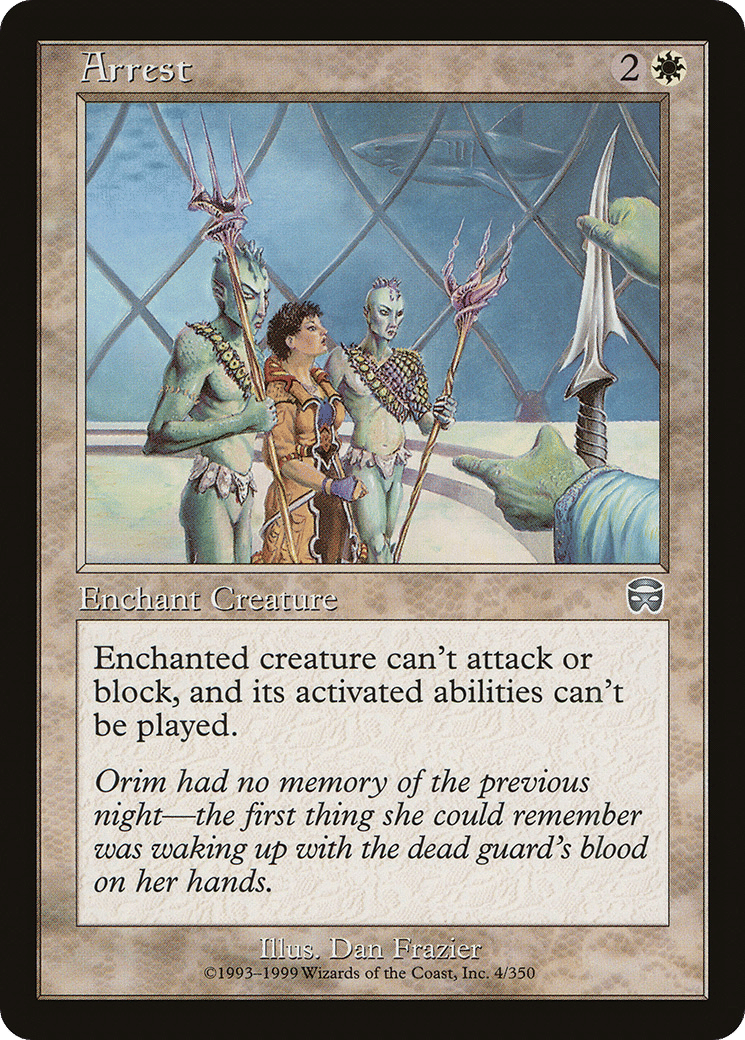 Arrest — Mercadian Masques — Magic: The Gathering