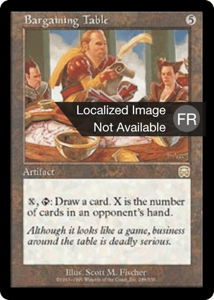 Table de marchandage — Mercadian Masques — Magic: The Gathering