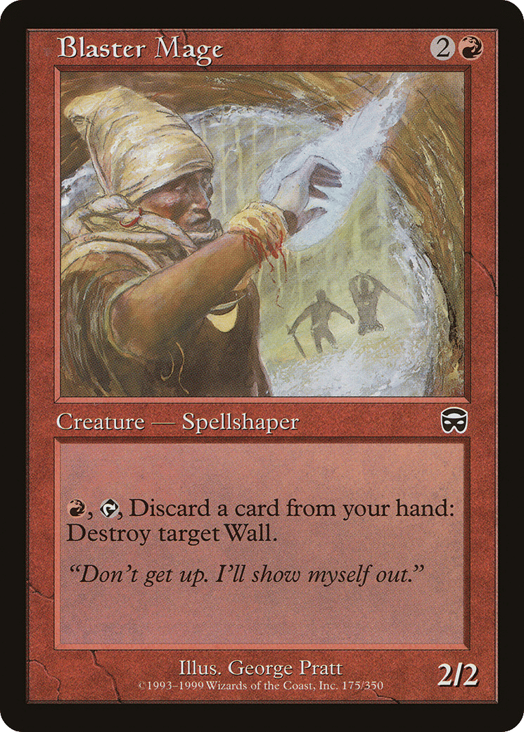Blaster Mage — Mercadian Masques — Magic: The Gathering