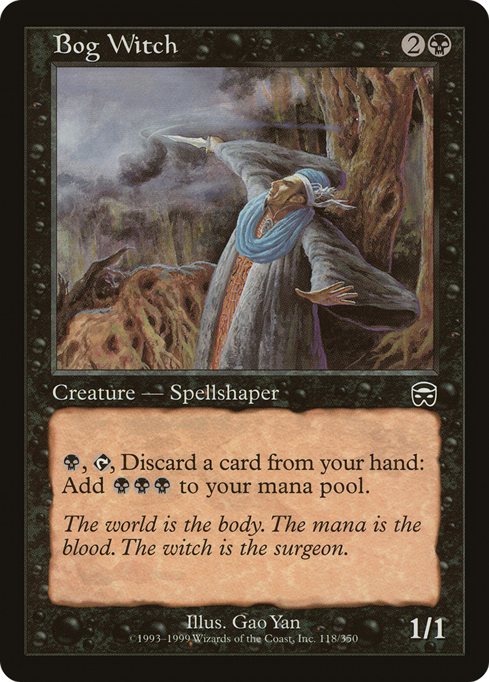 Bog Witch — Mercadian Masques — Magic: The Gathering