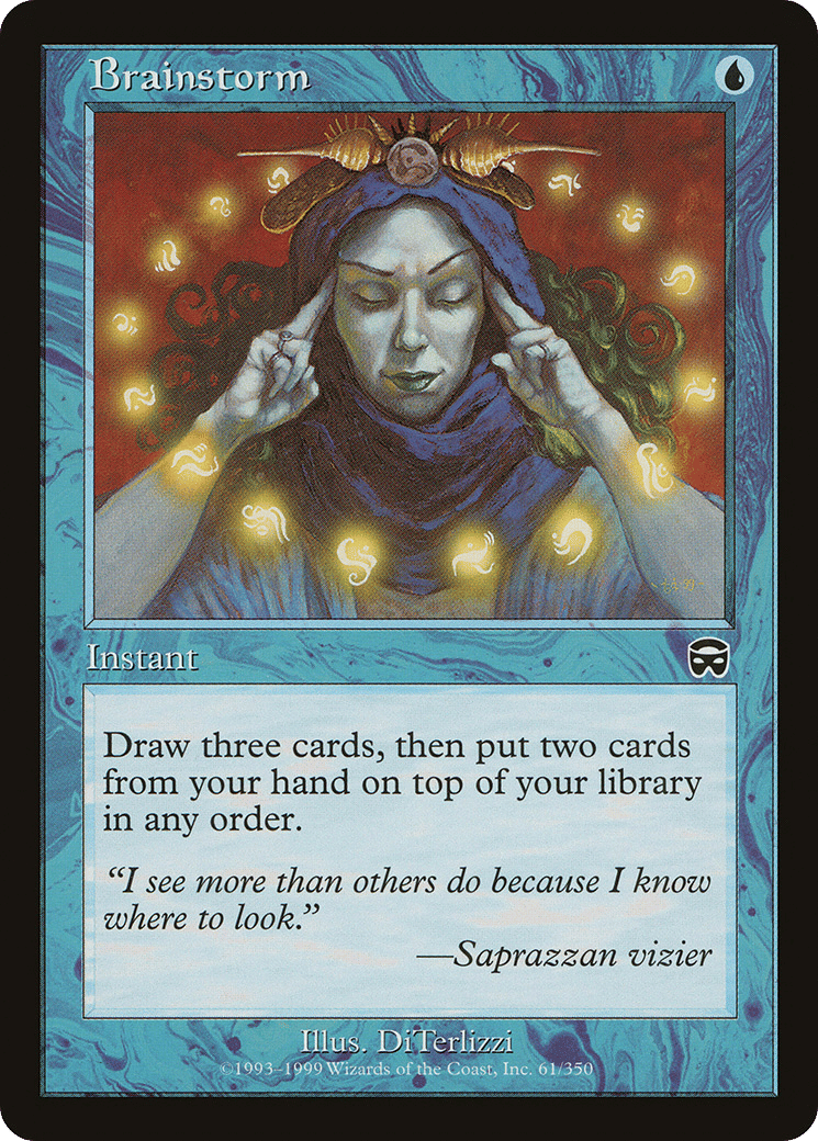 Brainstorm — Mercadian Masques — Magic: The Gathering