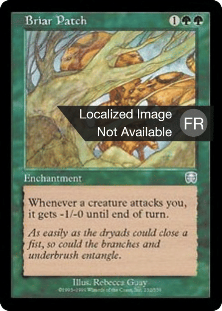Parcelle de ronces — Mercadian Masques — Magic: The Gathering