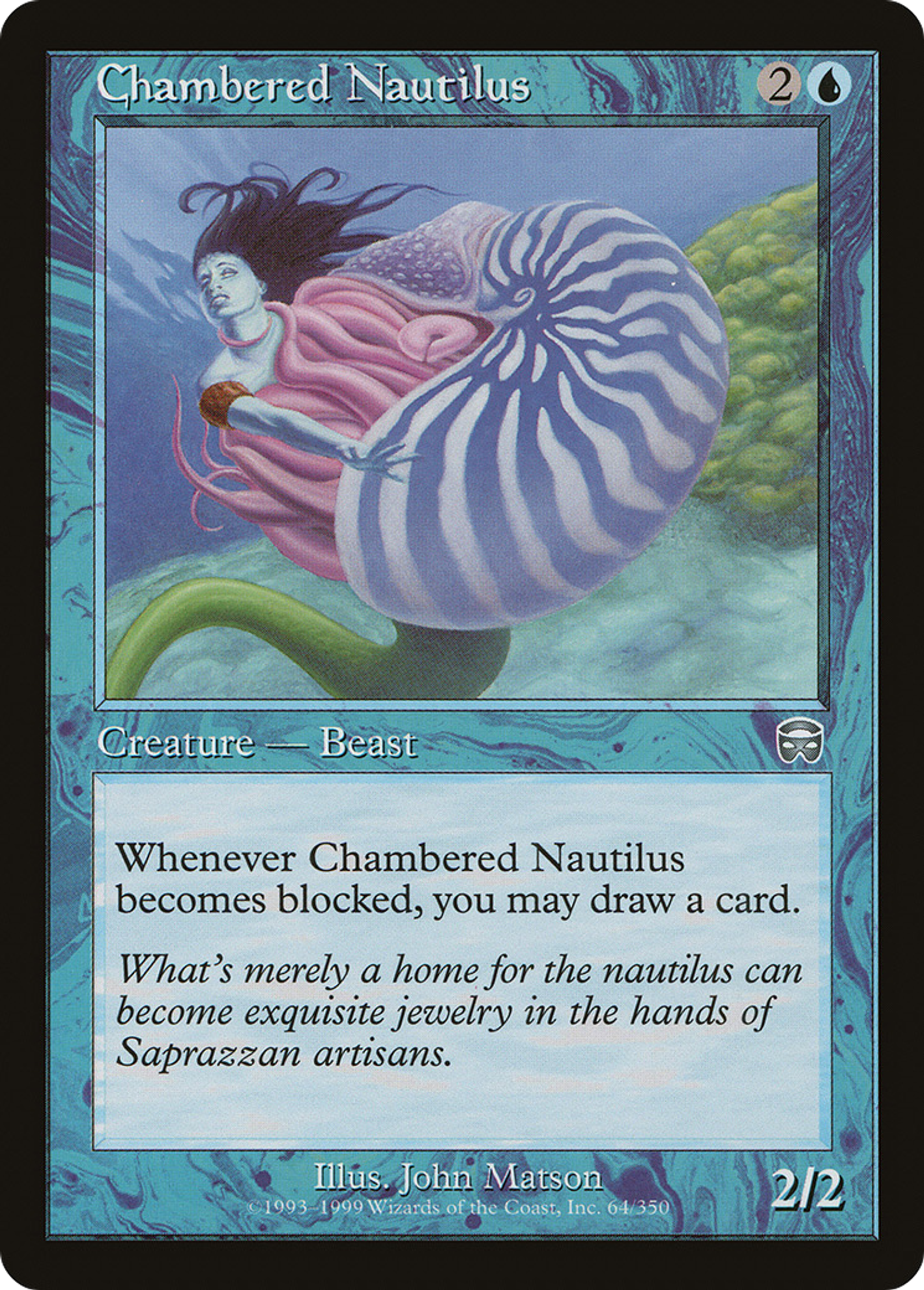 Nautile — Mercadian Masques — Magic: The Gathering