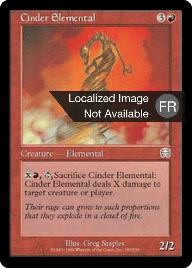 Élémental de scories — Mercadian Masques — Magic: The Gathering