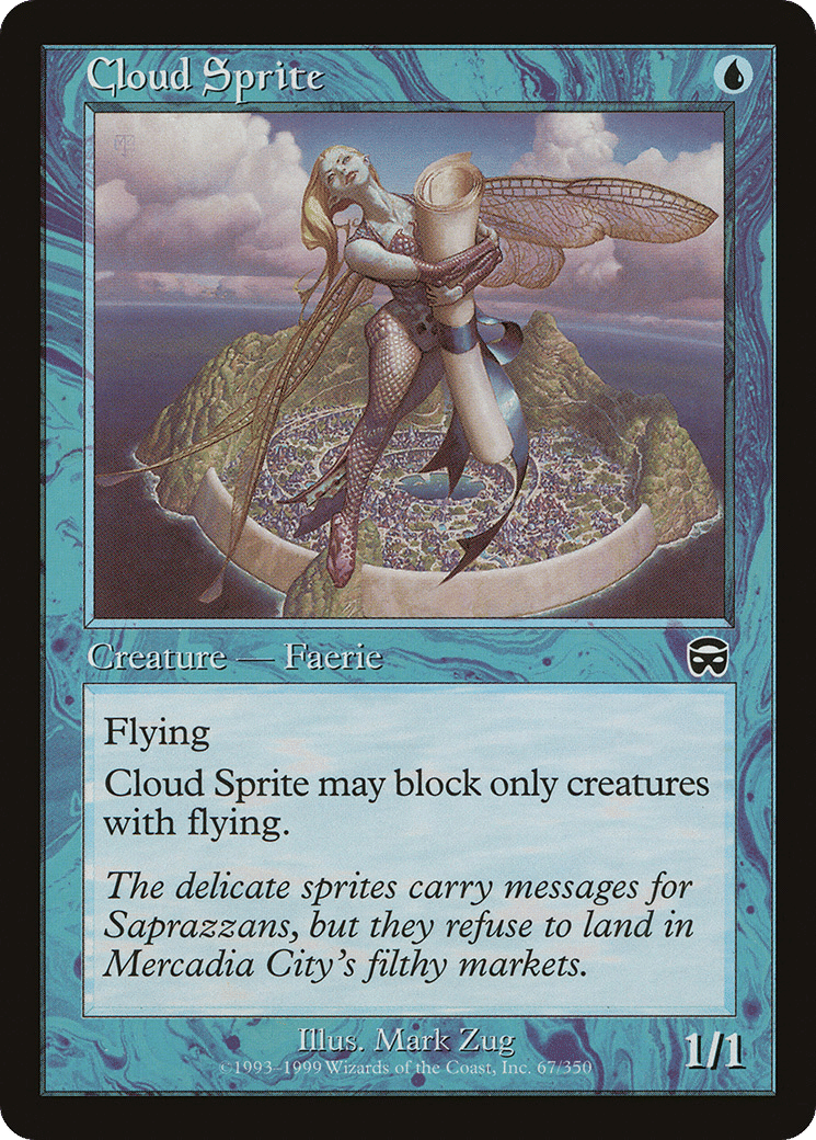 Cloud Sprite — Mercadian Masques — Magic: The Gathering