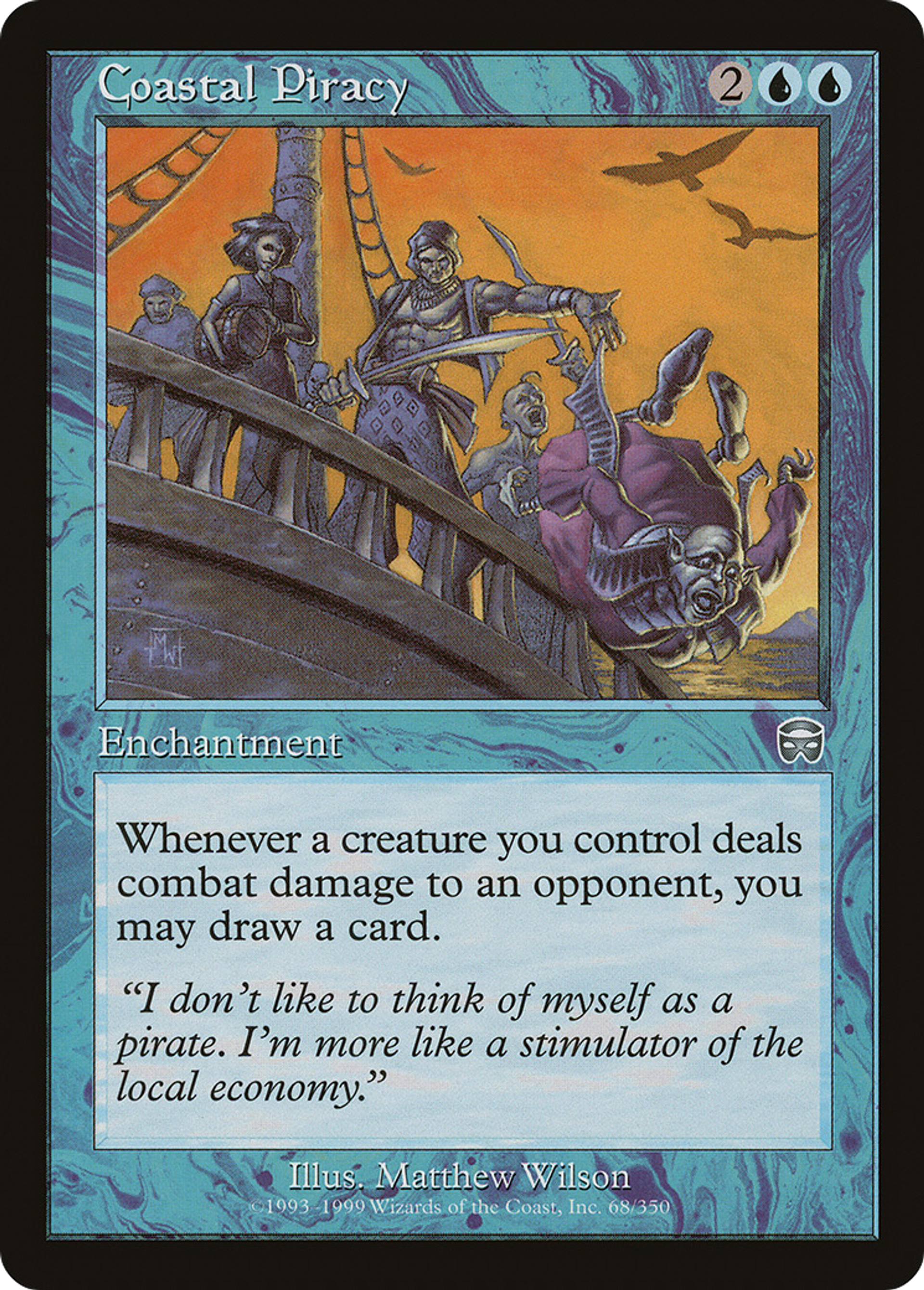 Coastal Piracy — Mercadian Masques — Magic: The Gathering