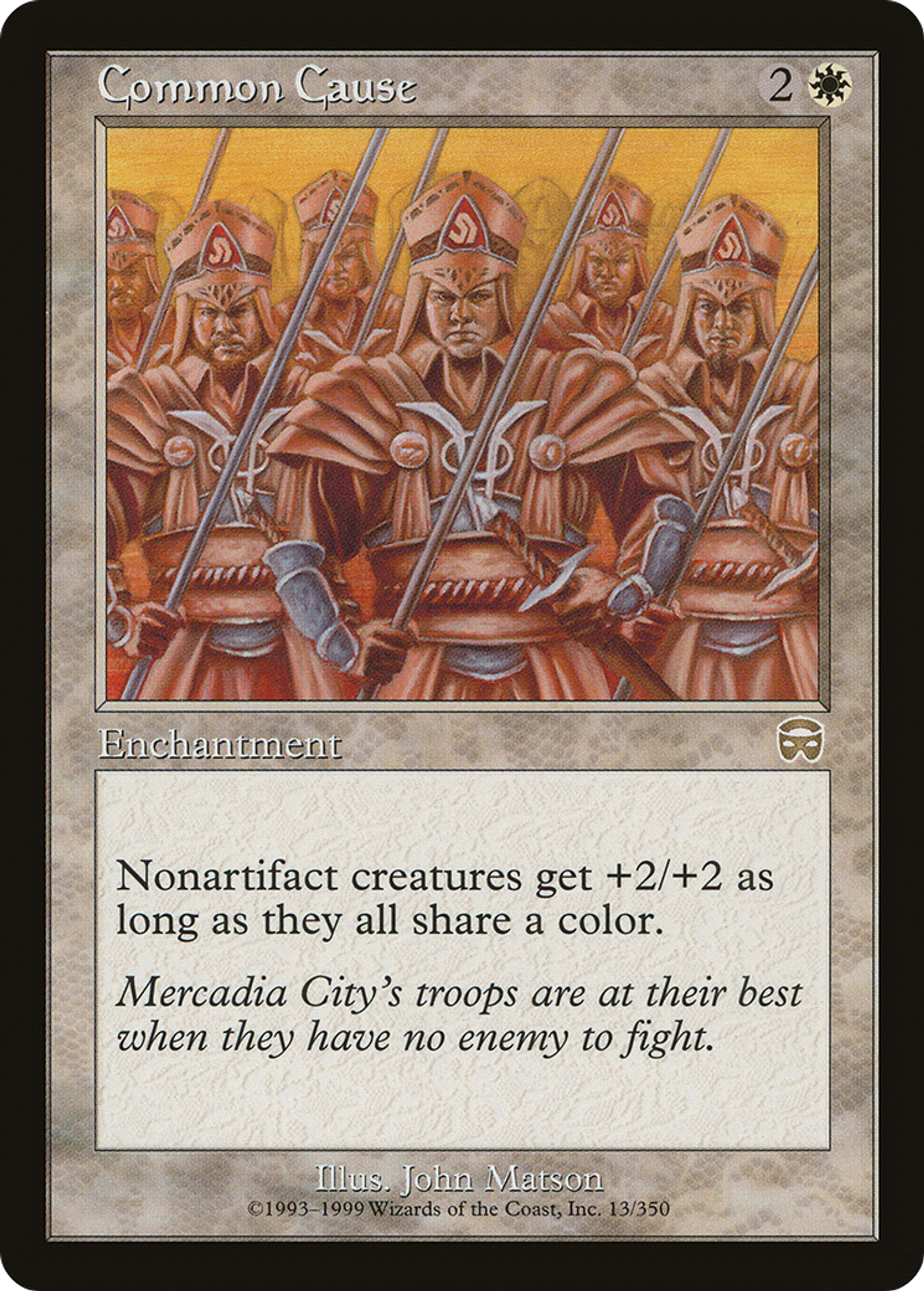 Common Cause — Mercadian Masques — Magic: The Gathering
