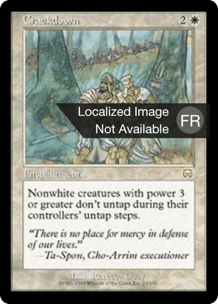 Mesures énergiques — Mercadian Masques — Magic: The Gathering