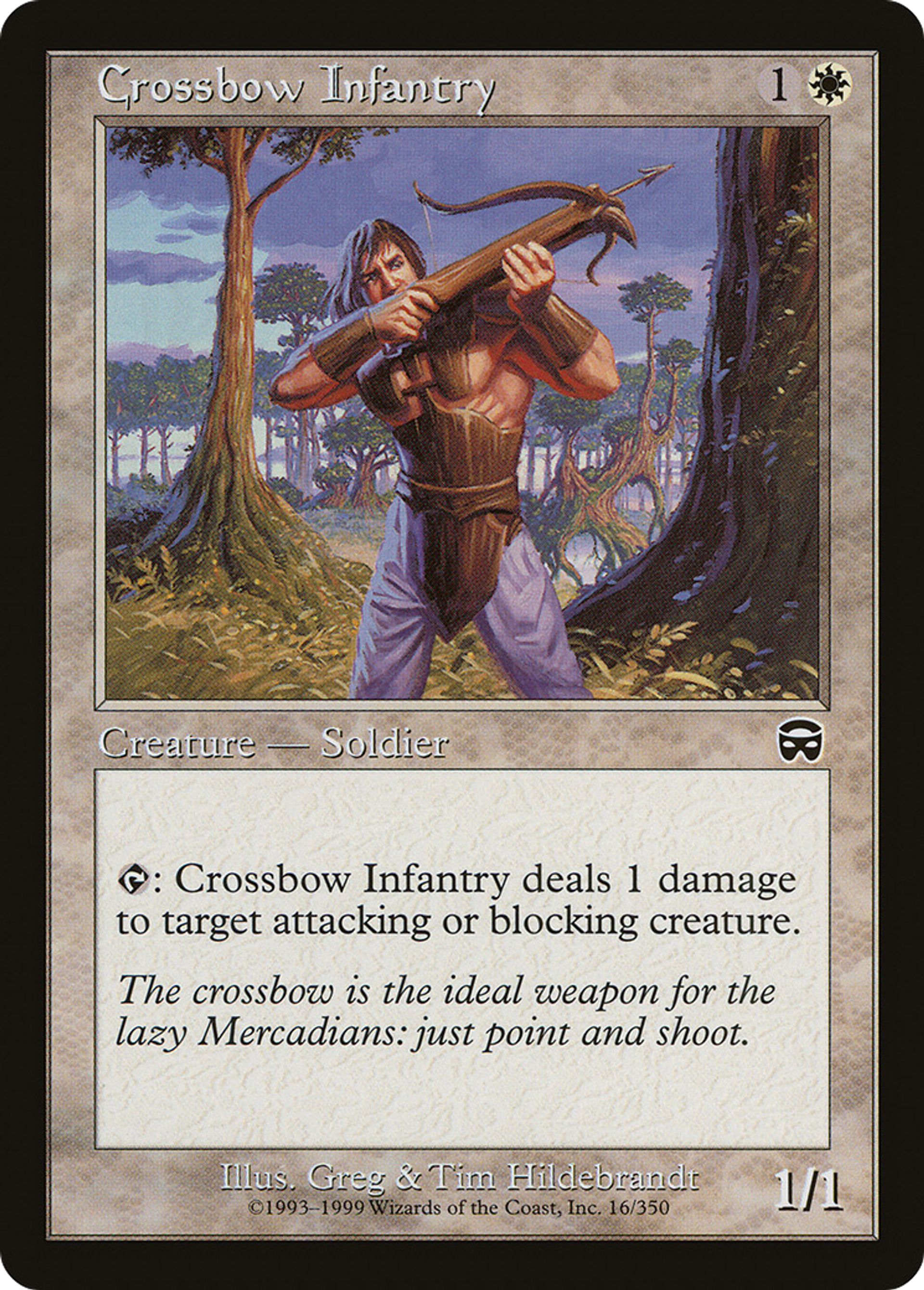 Arbalétriers à pied — Mercadian Masques — Magic: The Gathering