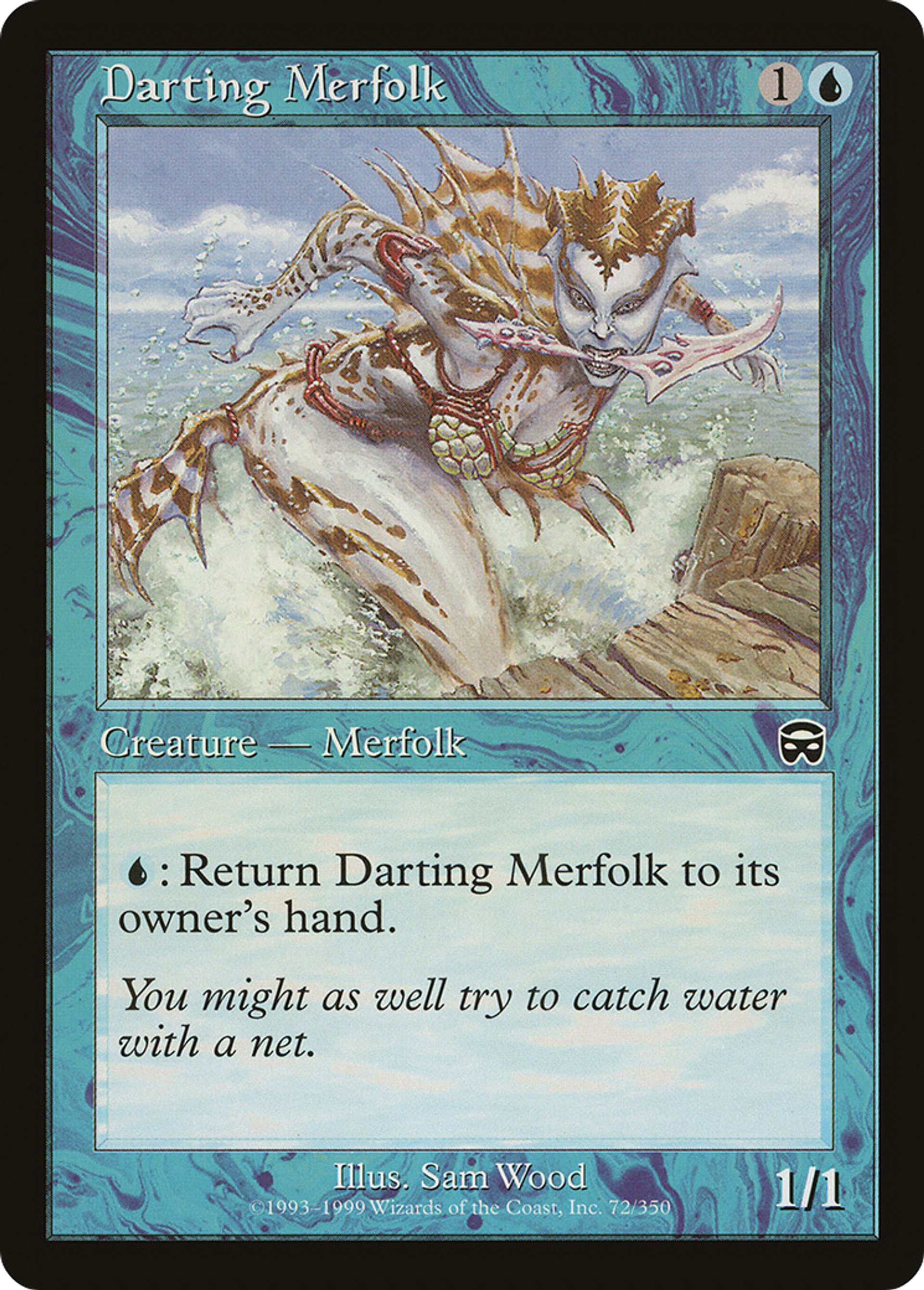Darting Merfolk — Mercadian Masques — Magic: The Gathering