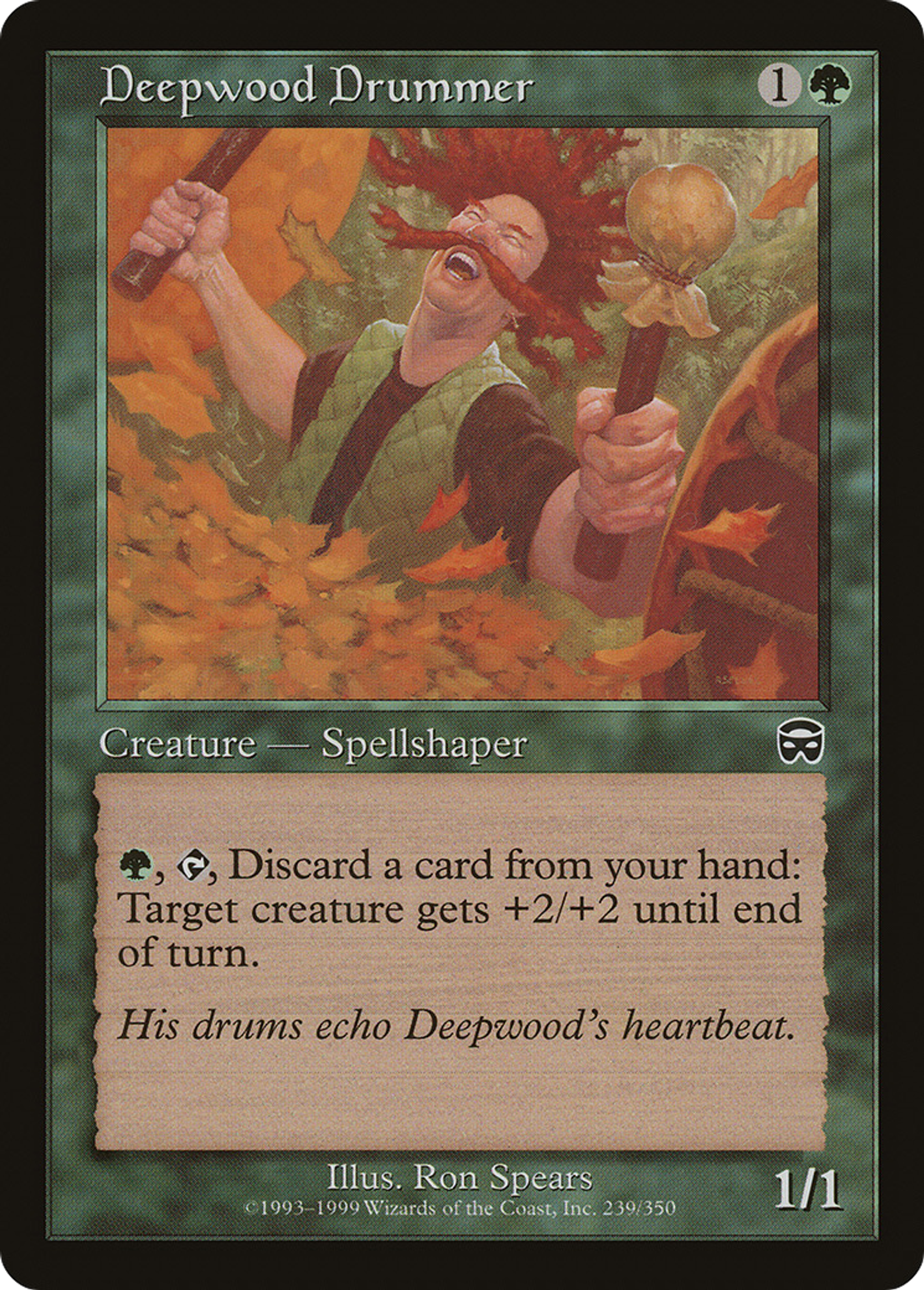 Deepwood Drummer — Mercadian Masques — Magic: The Gathering