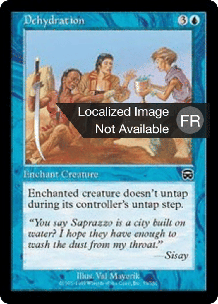 Déshydratation — Mercadian Masques — Magic: The Gathering