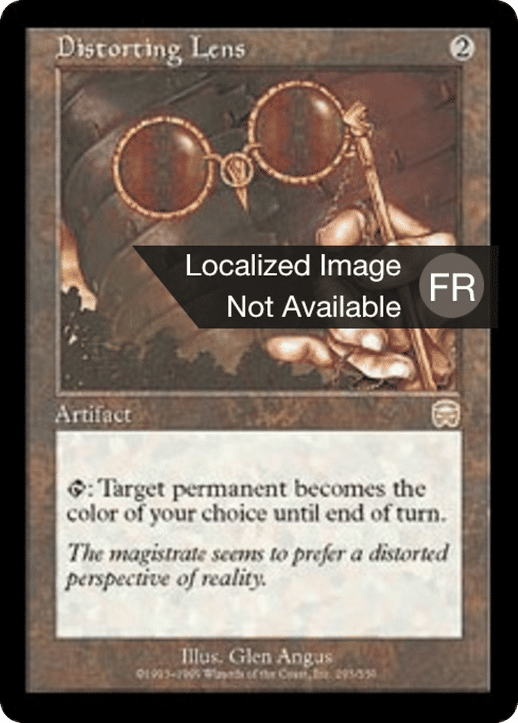 Lentille déformante — Mercadian Masques — Magic: The Gathering