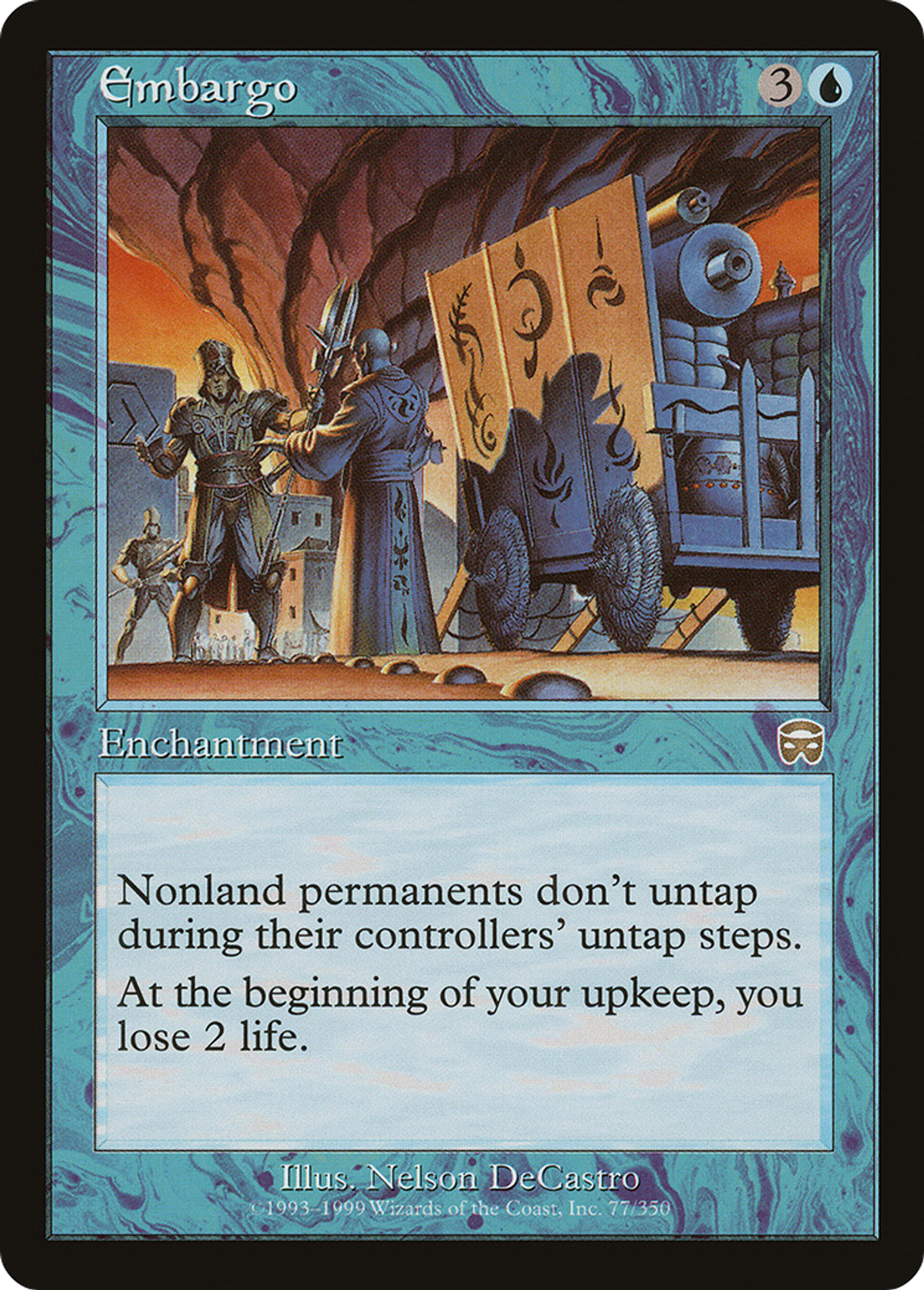 Embargo — Mercadian Masques — Magic: The Gathering