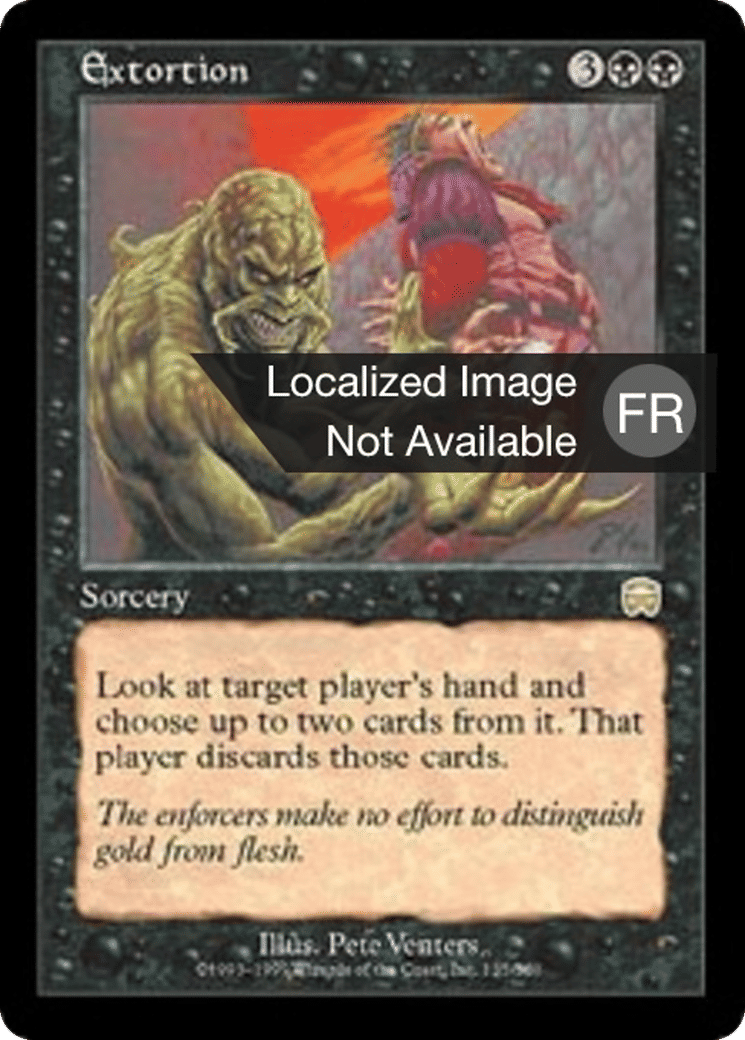 Extorsion — Mercadian Masques — Magic: The Gathering