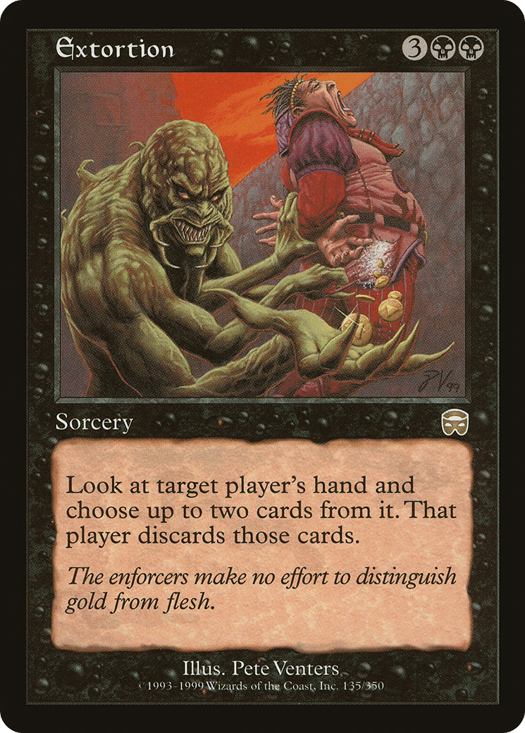 Extortion — Mercadian Masques — Magic: The Gathering