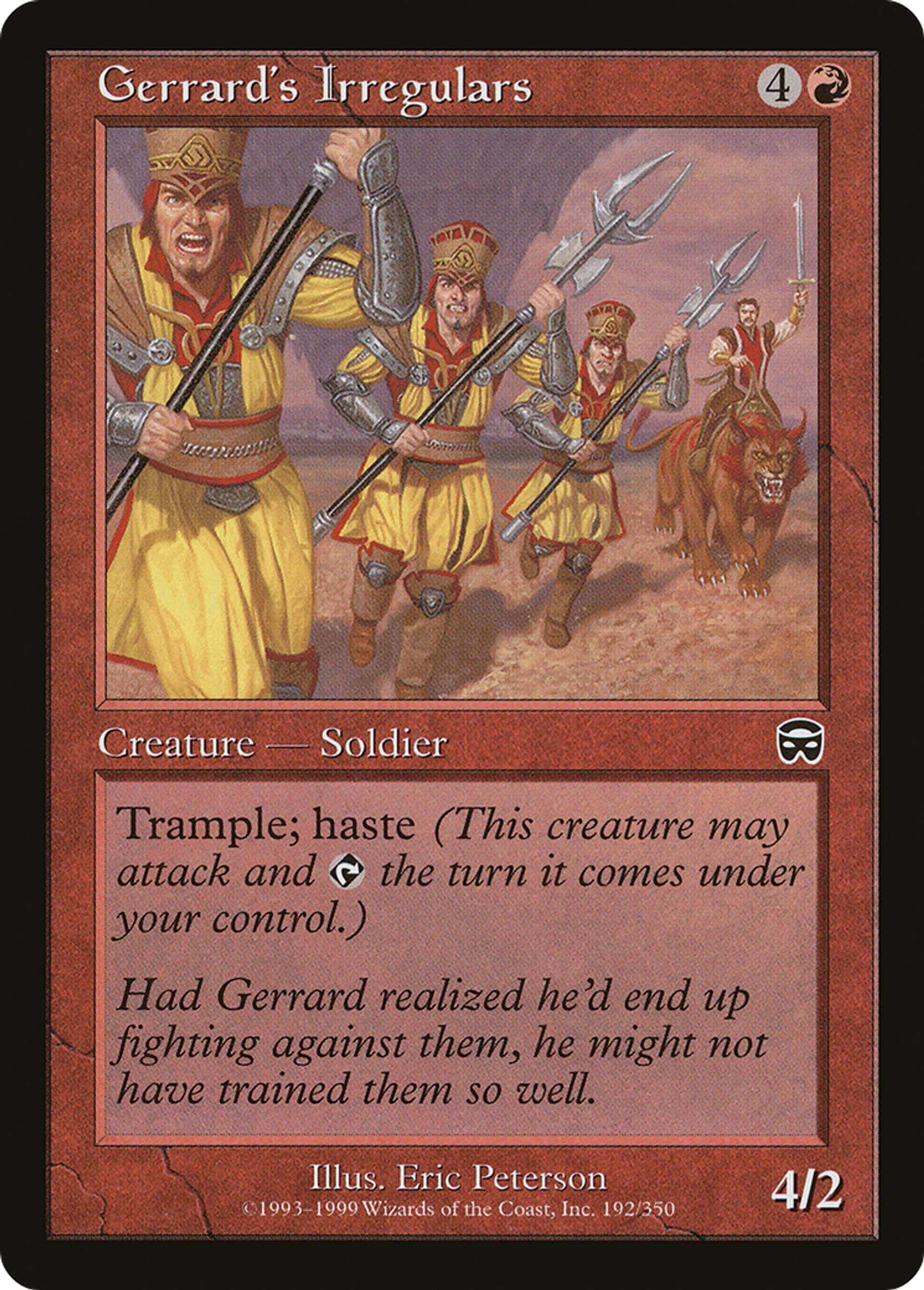 Irréguliers de Gerrard — Mercadian Masques — Magic: The Gathering