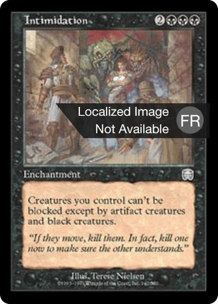 Intimidation — Mercadian Masques — Magic: The Gathering