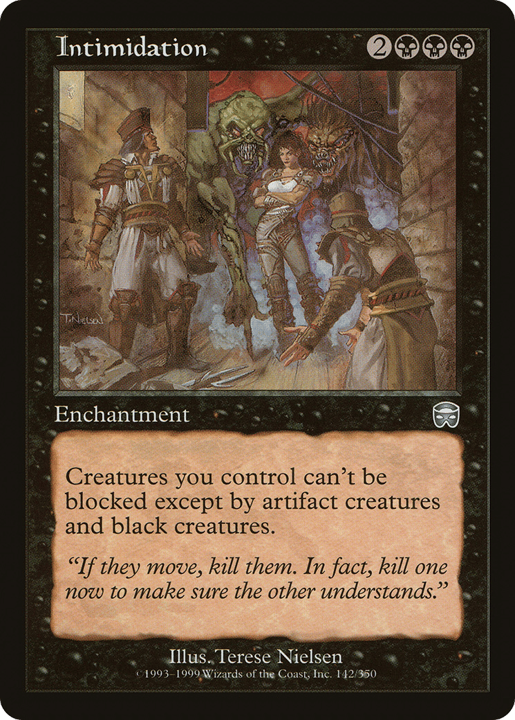 Intimidation — Mercadian Masques — Magic: The Gathering