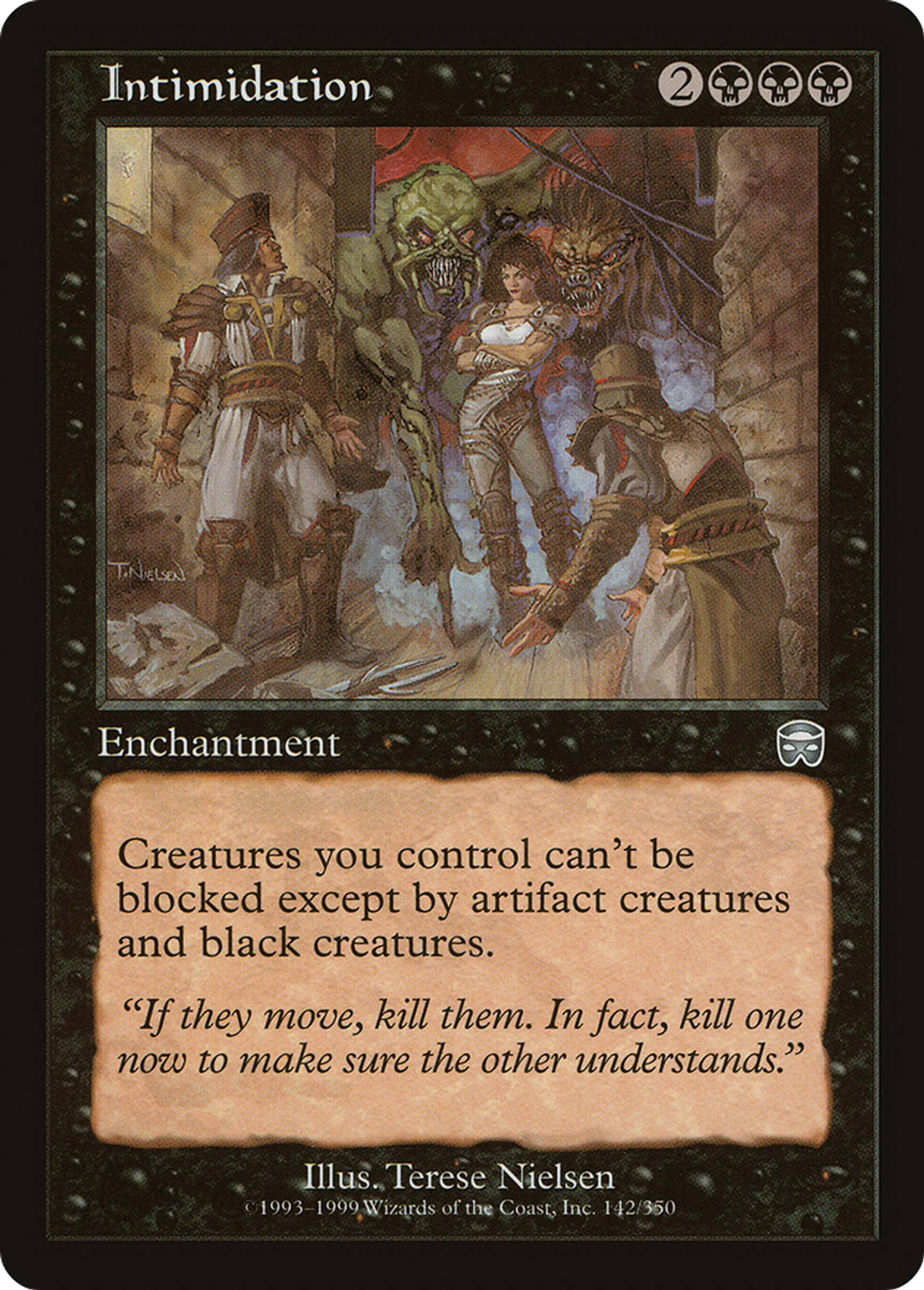 Intimidation — Mercadian Masques — Magic: The Gathering