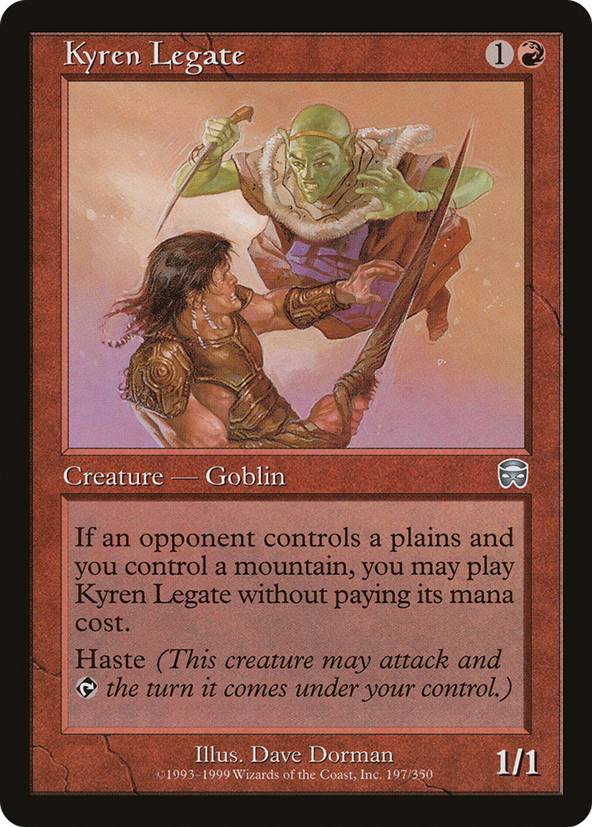 Légat kyrène — Mercadian Masques — Magic: The Gathering