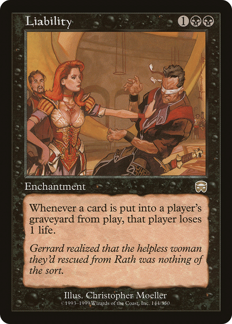 Liability — Mercadian Masques — Magic: The Gathering