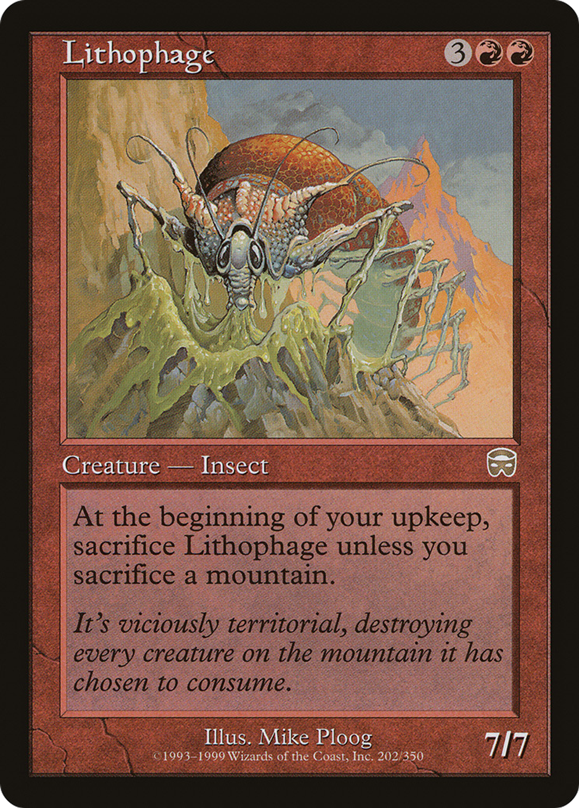 Lithophage — Mercadian Masques — Magic: The Gathering