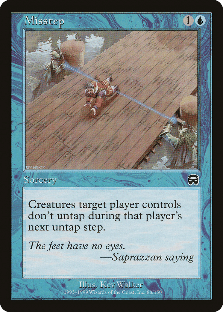 Misstep — Mercadian Masques — Magic: The Gathering