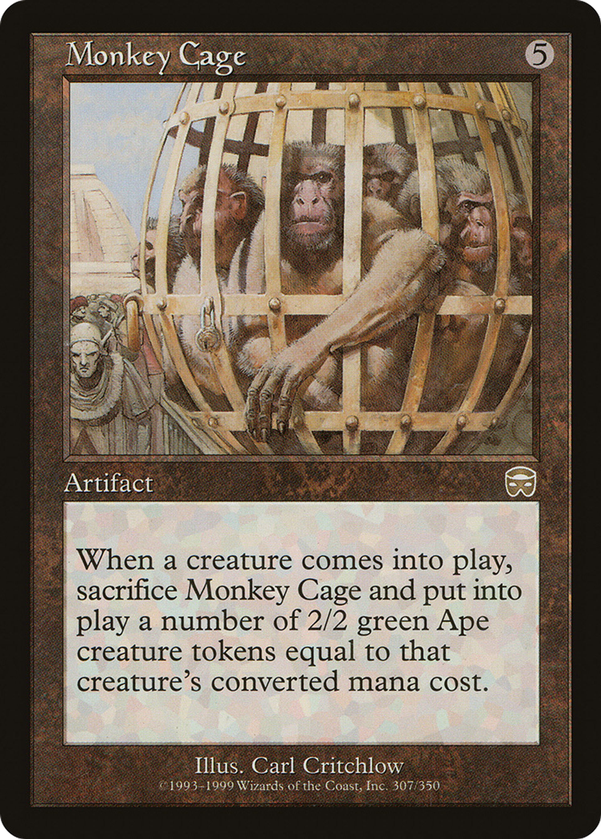 Monkey Cage — Mercadian Masques — Magic: The Gathering