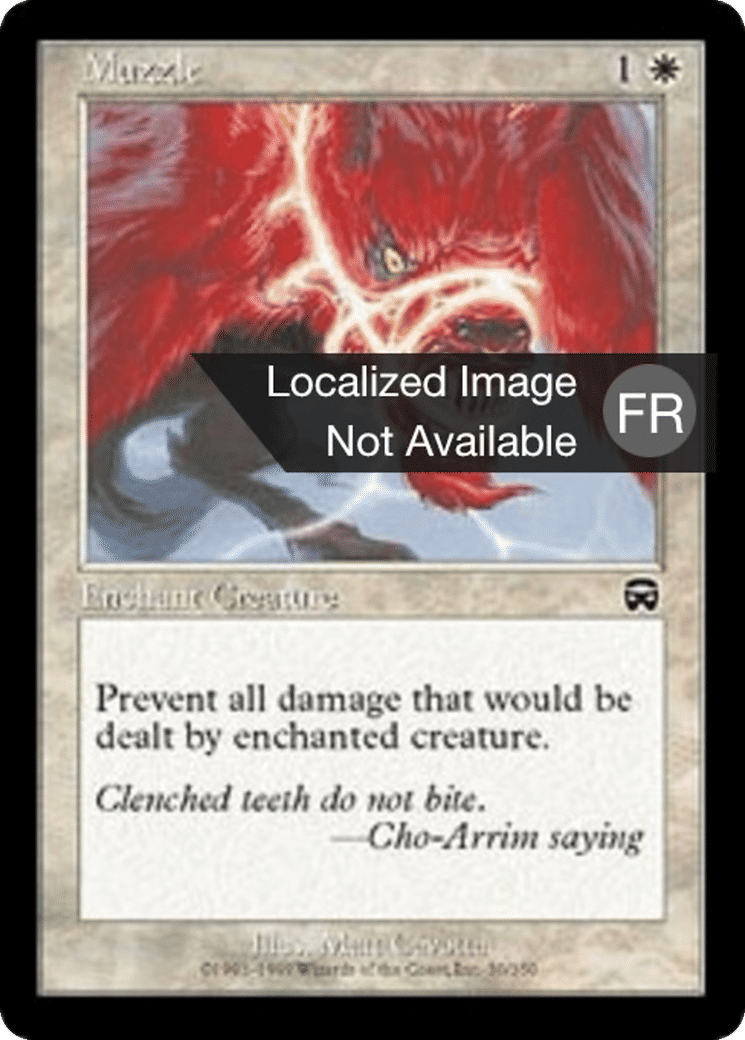 Muselière — Mercadian Masques — Magic: The Gathering