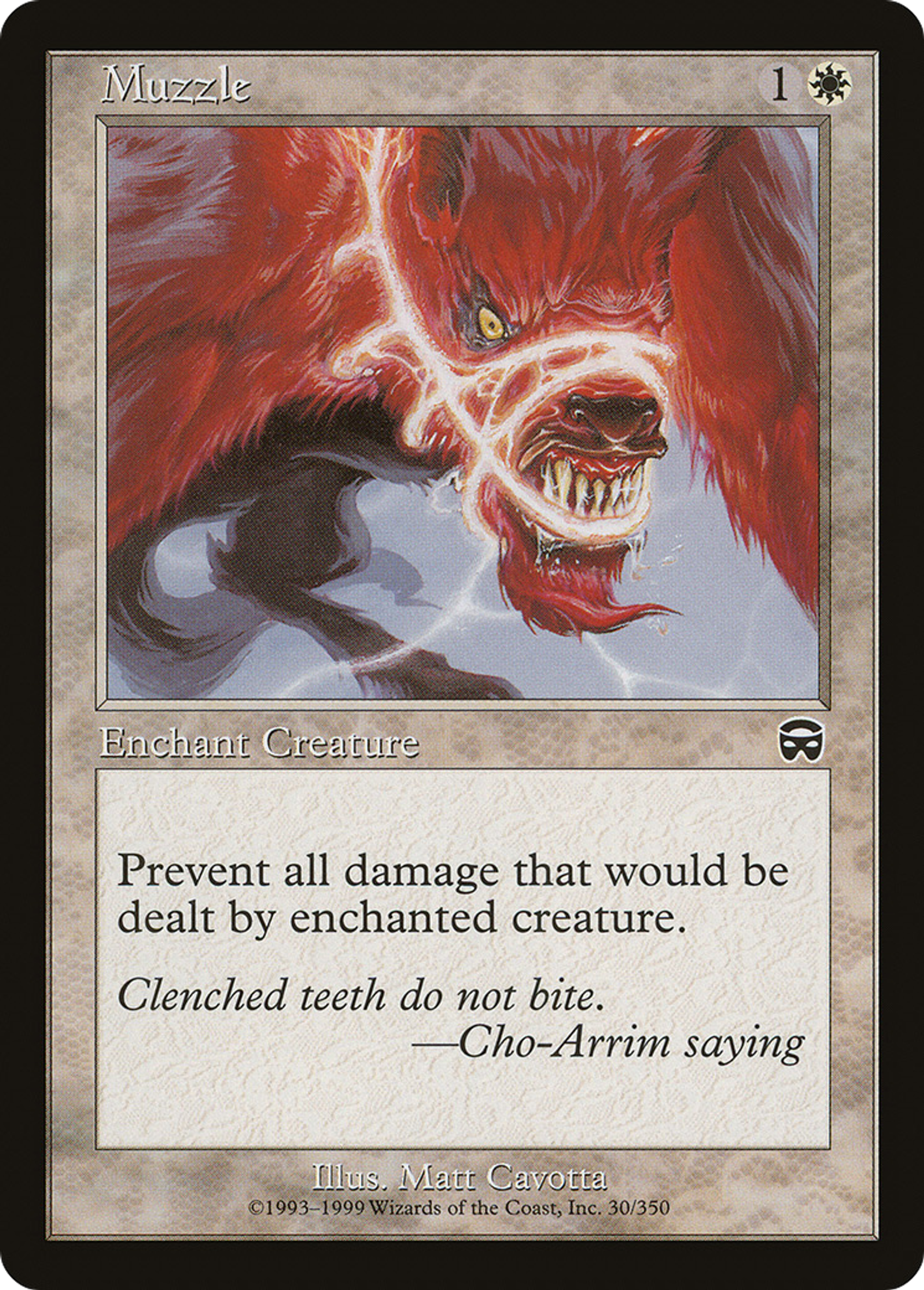 Muzzle — Mercadian Masques — Magic: The Gathering