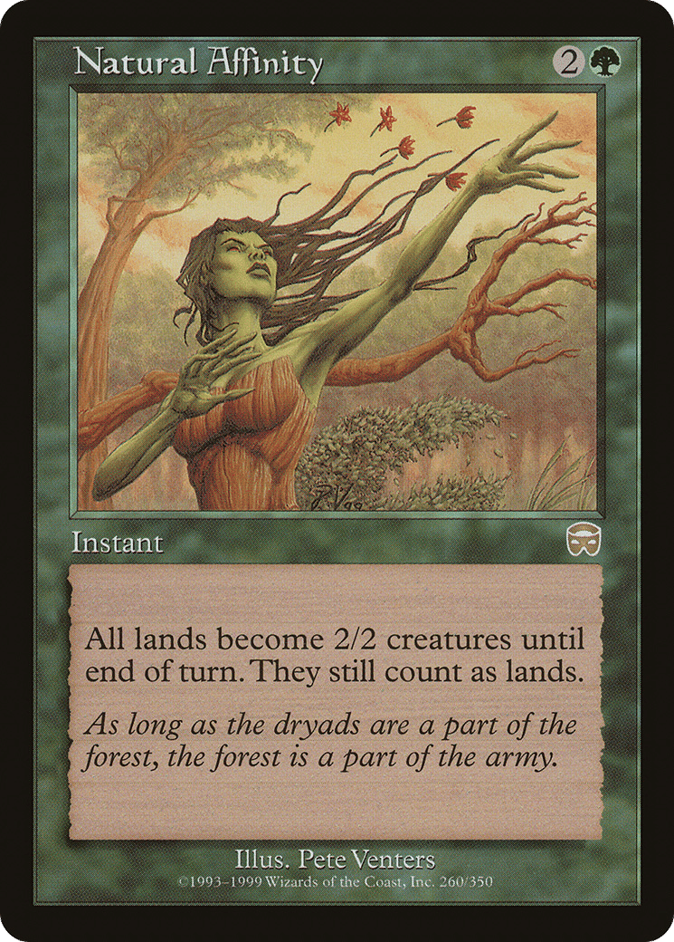 Natural Affinity — Mercadian Masques — Magic: The Gathering